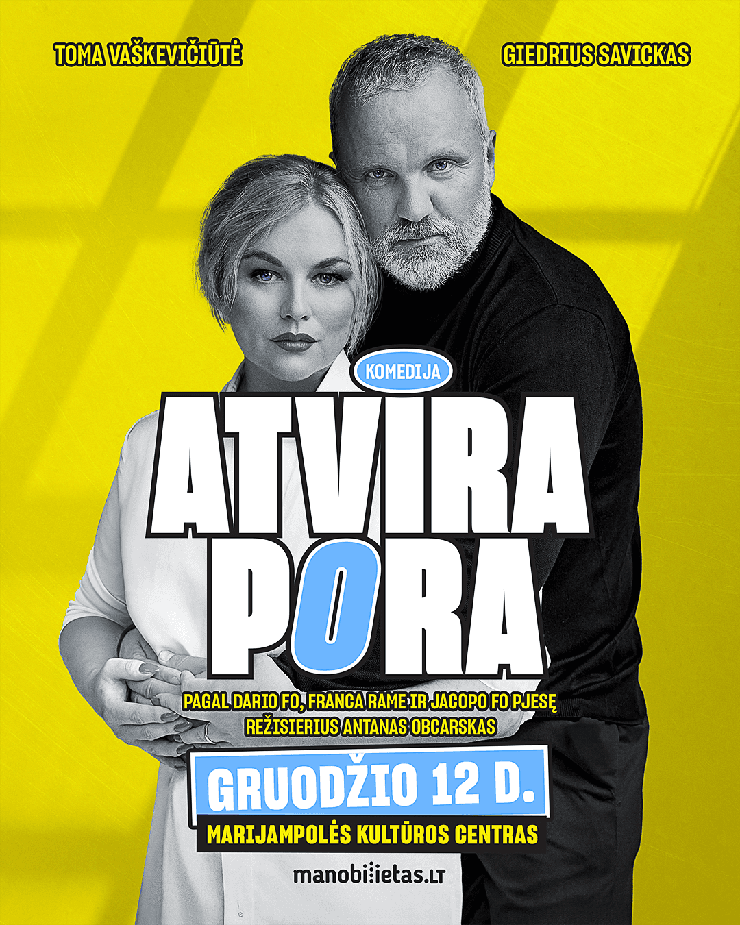Komēdija ATVĒRTAIS PĀRIS (Dario Fo, Franca Rame, Jacopo Fo)
