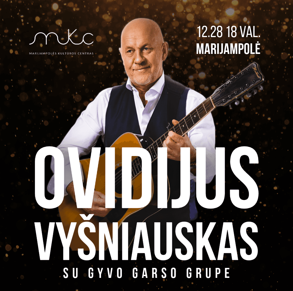 Svētku koncerts ar Ovidiju Višņausku un dzīvās mūzikas grupu