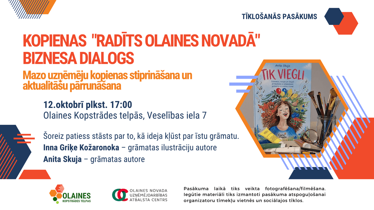 Kopienas "Radīts Olaines novadā" biznesa dialogs 12.10.