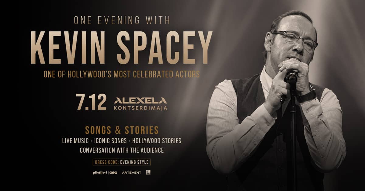Viens vakars ar Kevin Spacey ''Hollywood songs & stories'' dzīvajā koncertā