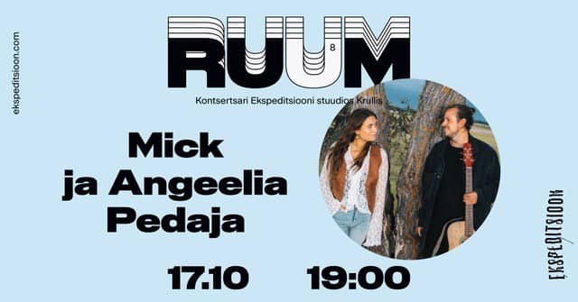 Koncertsērija RUUM: Mick Pedaja un Angeelia