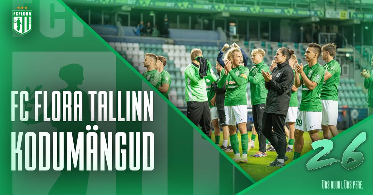 FC Flora Tallinn pret Tartu JK Tammeka / FC Flora Tallinn mājas spēles 2026