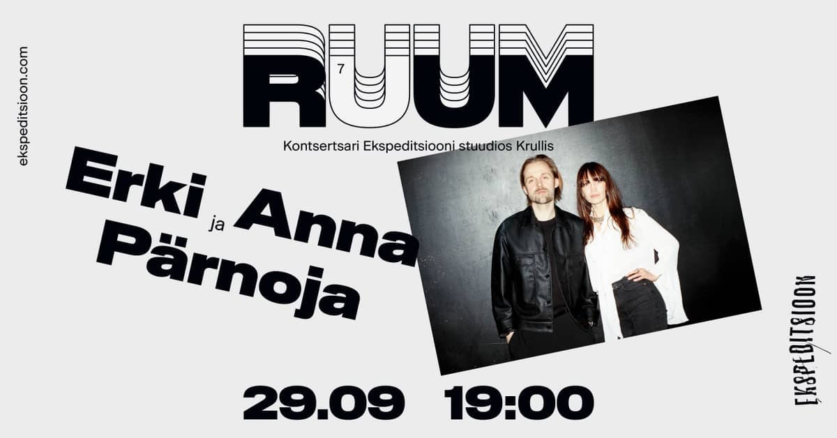 Koncertsari RUUM: Erki un Anna Pärnoja