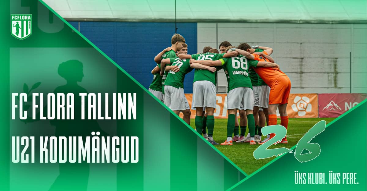 FC Flora Tallinn U21 pret FC Tallinn / FC Flora Tallinn U21 mājas spēles 2026