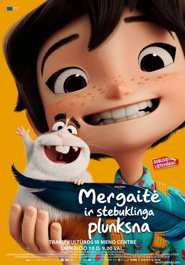Animācijas filma "Meitene ar brīnumaino spalvu"