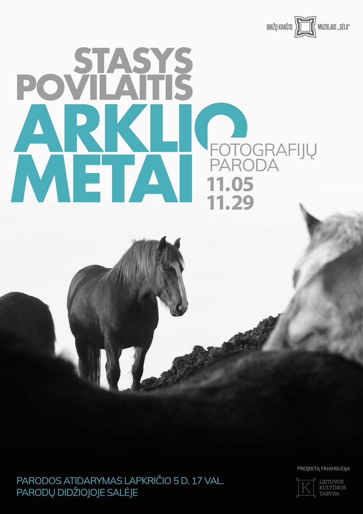 Stasisa Povilaiča fotogrāfiju izstādes „Arklio metai“ atklāšana