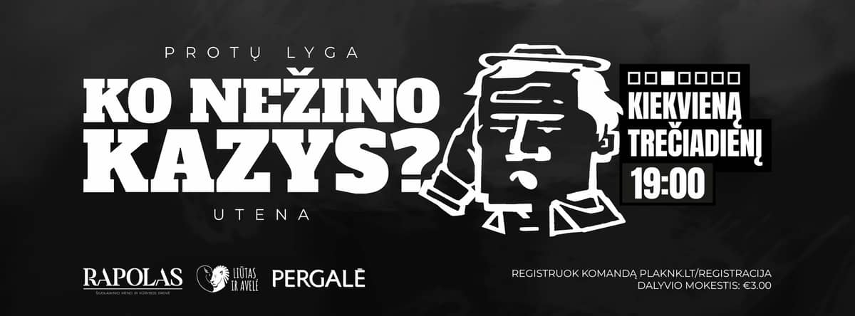 Proto lyga "Ko nežino Kazys?"