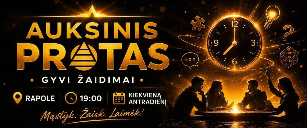 "Auksinis protas" | Dzīvās spēles Utenā
