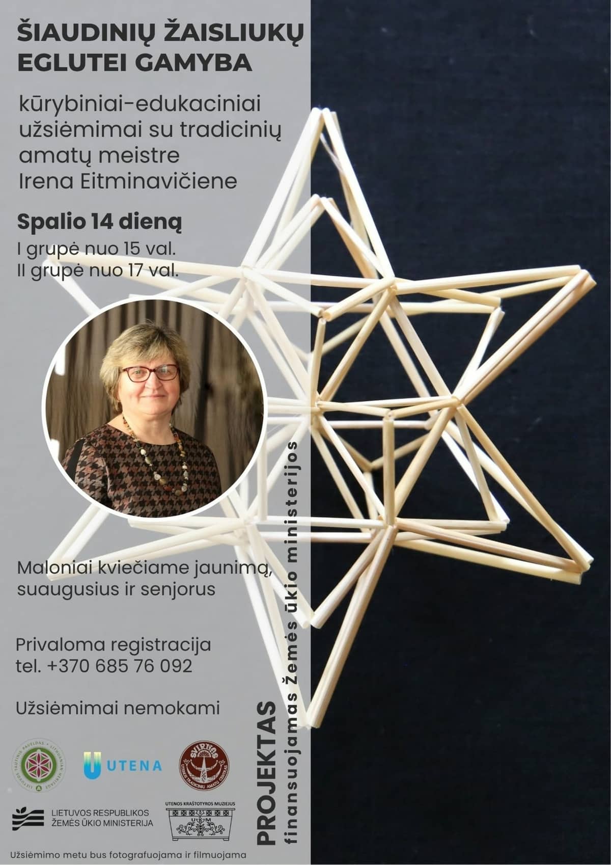 Salmu rotājumu eglītei gatavošana