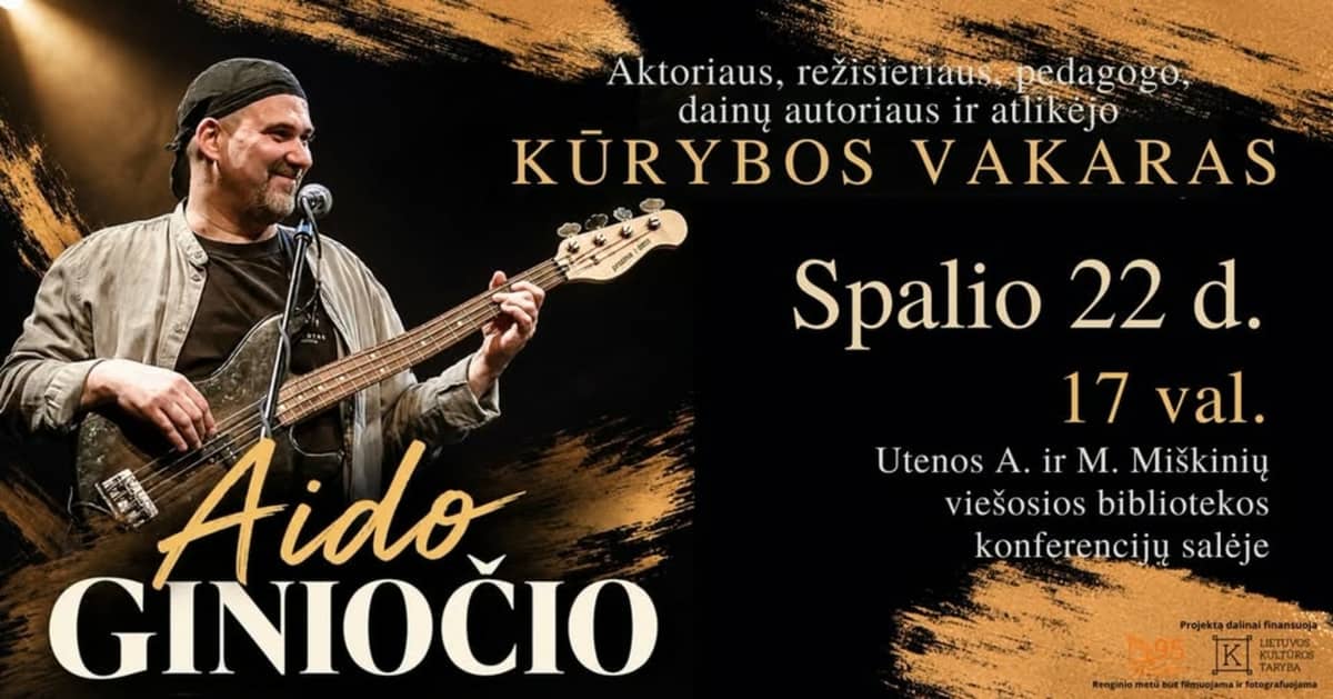 Aido Ginioča radošais vakars