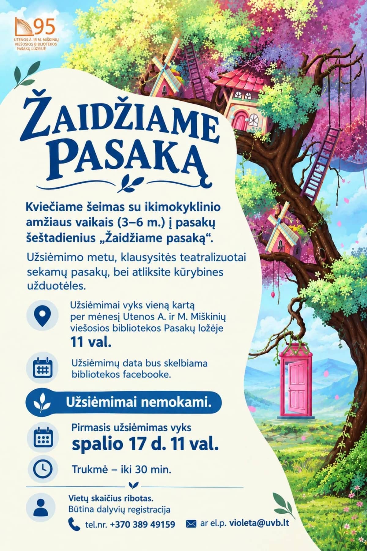 Pasaku sestdiena: Spēlējam pasaku
