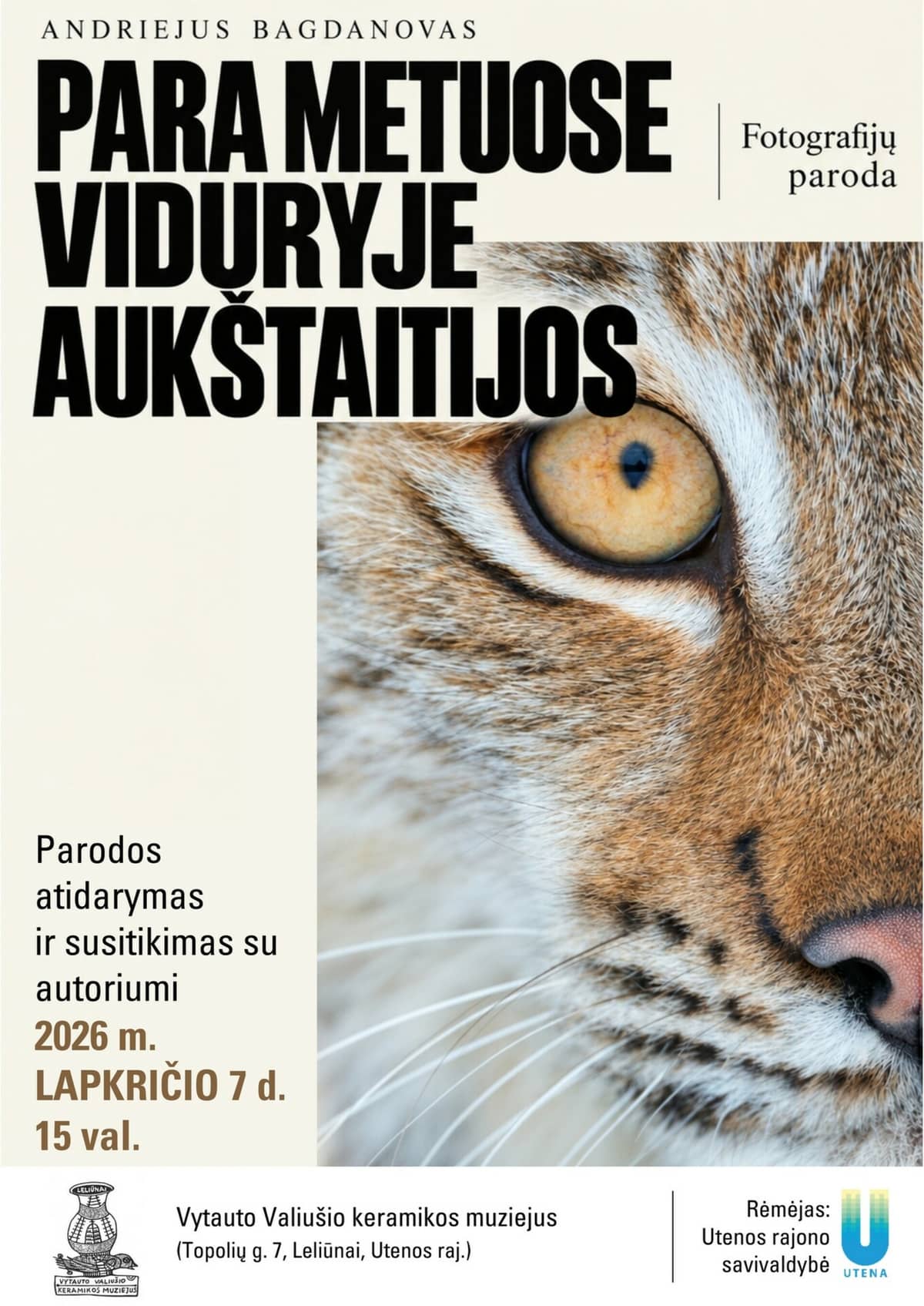 Andreja Bagdanova izstāde „Dienas vidus Aukštaišos“