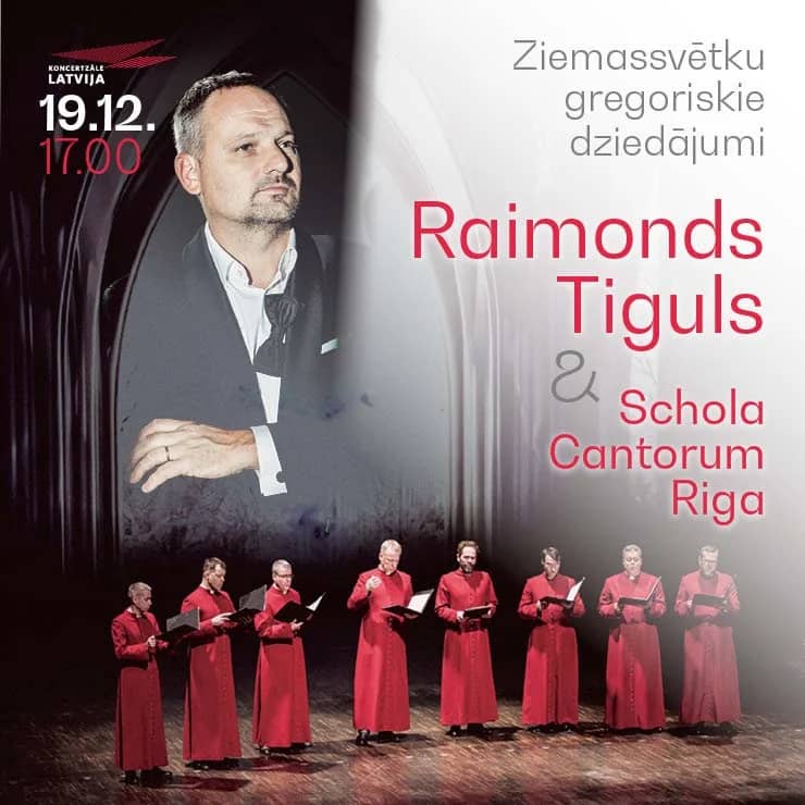 Ziemassvētku gregoriskie dziedājumi. Raimonds Tiguls & “Schola Cantorum Riga”