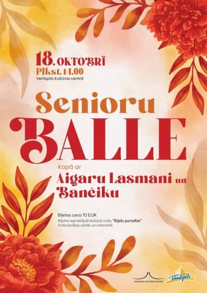 Senioru balle ar Aigaru Lasmani un Bančiku