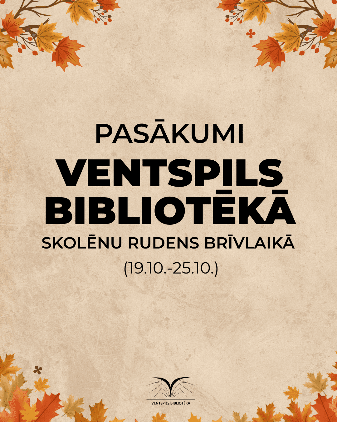 “Skolēnu rudens brīvlaika darbnīca” Gāliņciema bibliotēkā