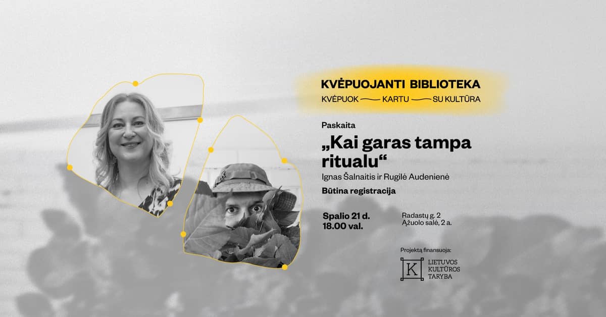 Lekcija „Kad ēdiens kļūst par rituālu“ ar Ignu Šalnaiču un Rugili Audenieni
