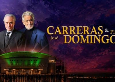 Klasiskās zvaigznes José Carreras un Plácido Domingo