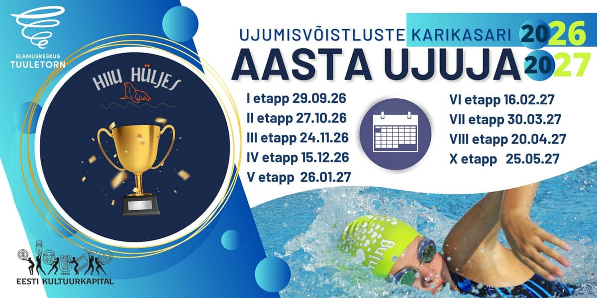Peldēšanas sacensību kaussērija “AASTA UJUJA 2026/2027”