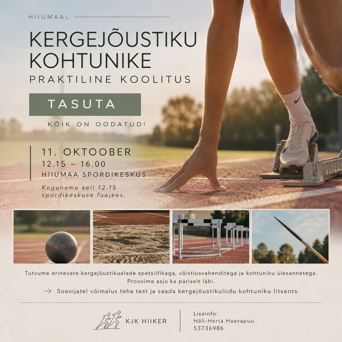 Praktiska apmācība vieglatlētikas tiesnešiem
