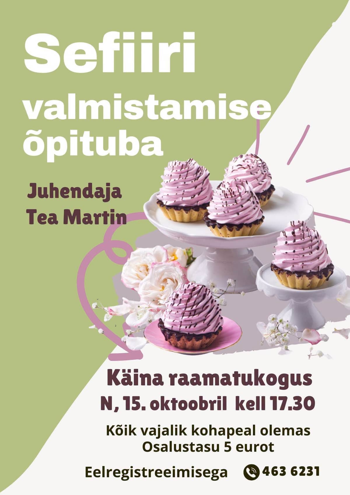Zefīru gatavošanas meistarklase