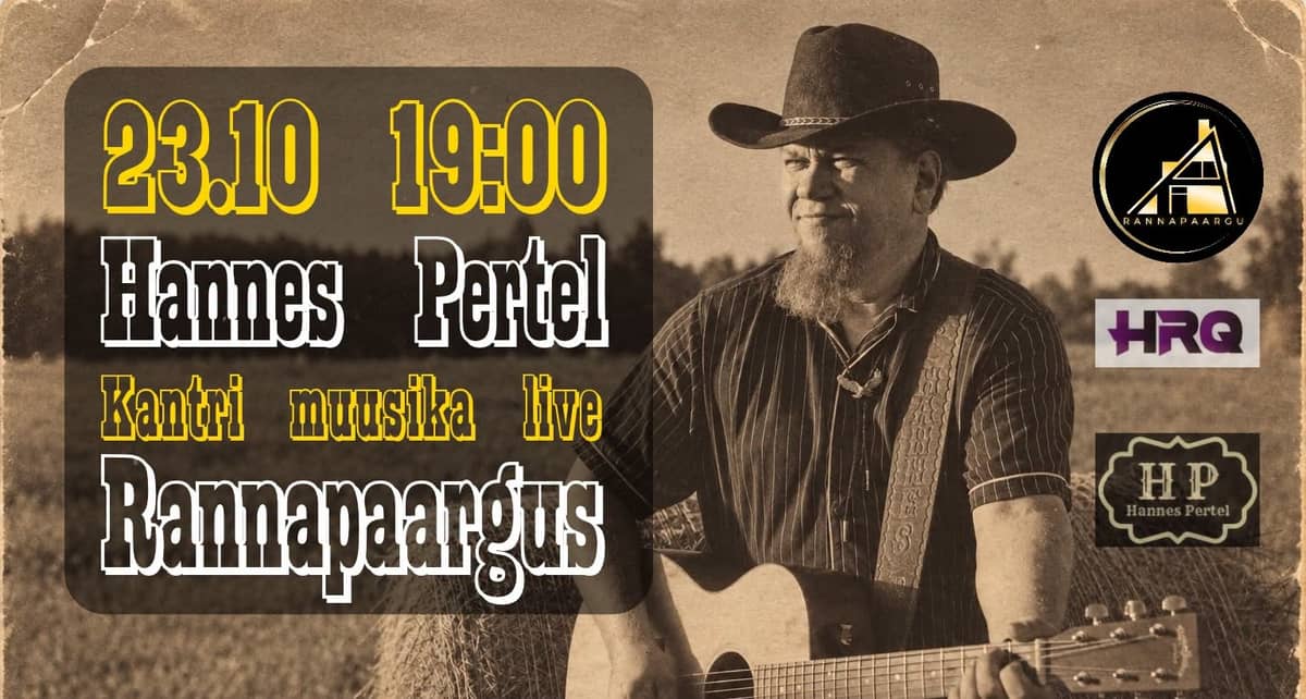 Kantrī vakars Rannapaargus – Hannes Pertel dzīvajā