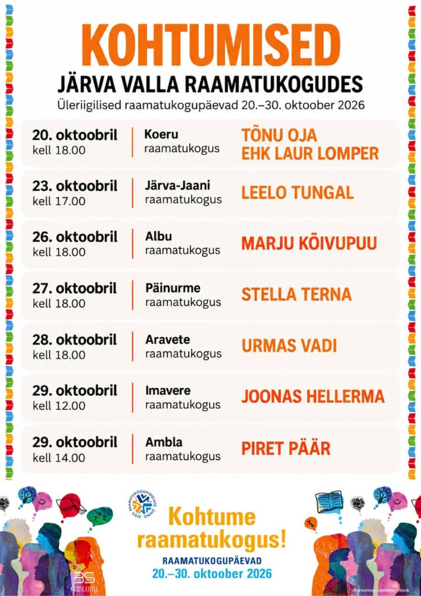 Tikšanās bibliotēkās. Marju Kõivupuu
