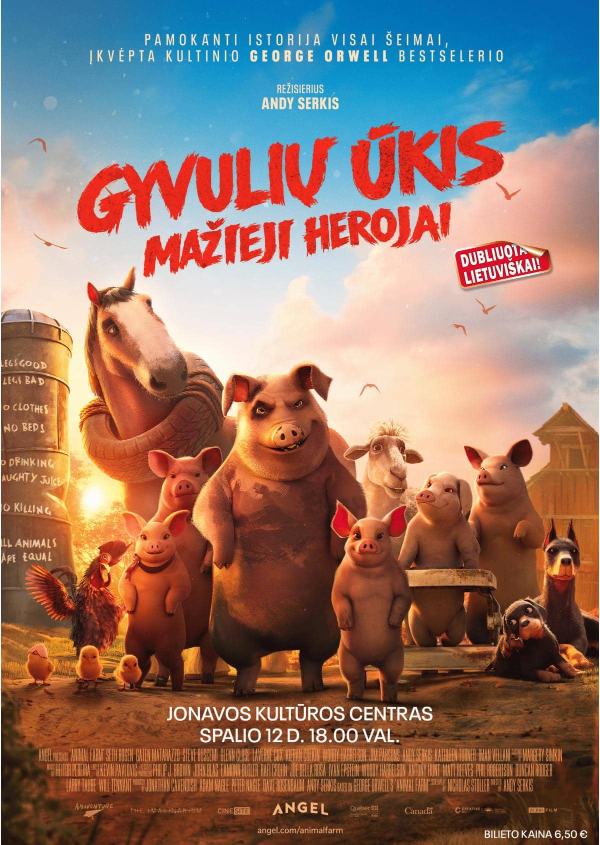 Kinofilma "Dzīvnieku ferma: Mazie varoņi"