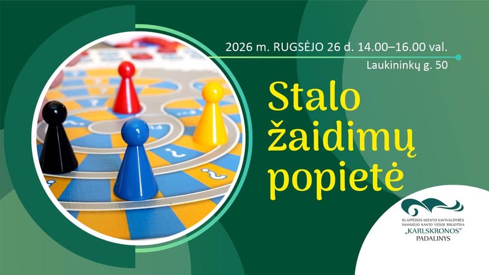 Stalo žaidimų popietė