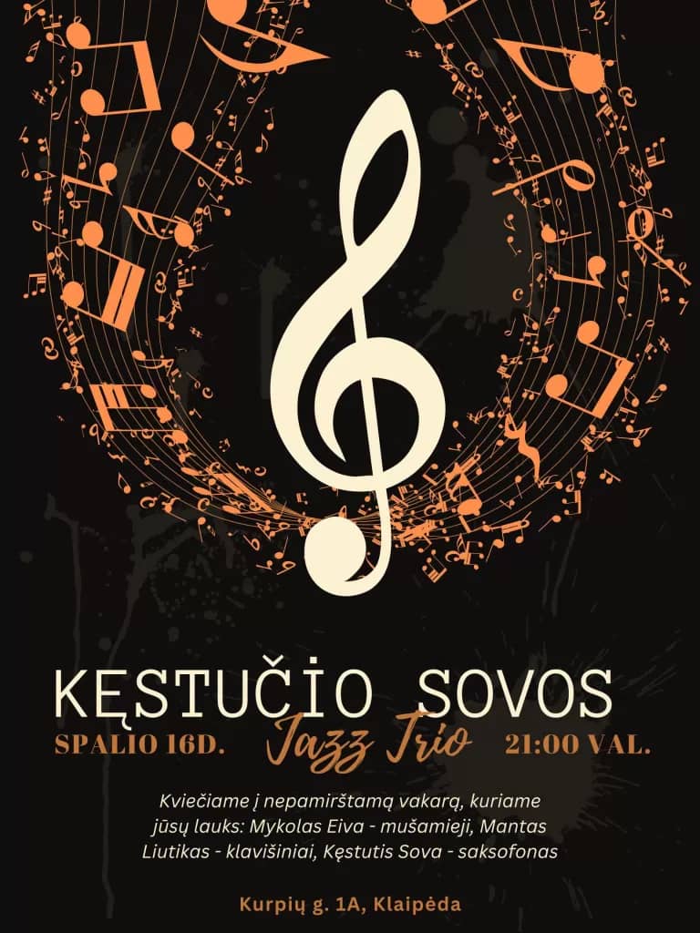 Kęstučio Sovos Jazz Trio | Kurpiai