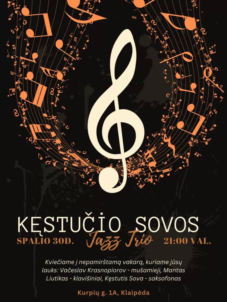 Kęstutis Sova Jazz Trio koncerts