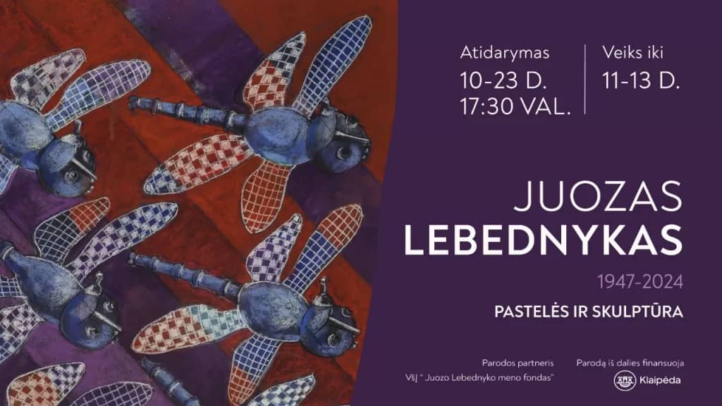 Izstāde „JUOZAS LEBEDNYKAS (1947–2024): pastelis un skulptūra”