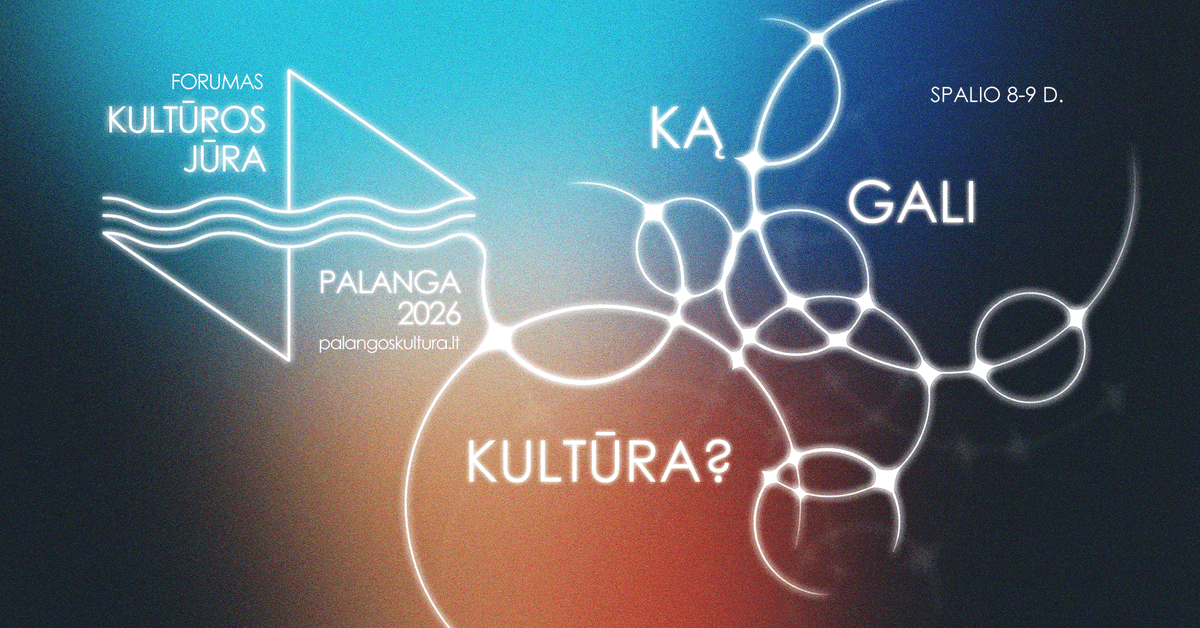Forums „Kultūras jūra: Ienirt. Izpeldēt. Atjaunoties. 2026“