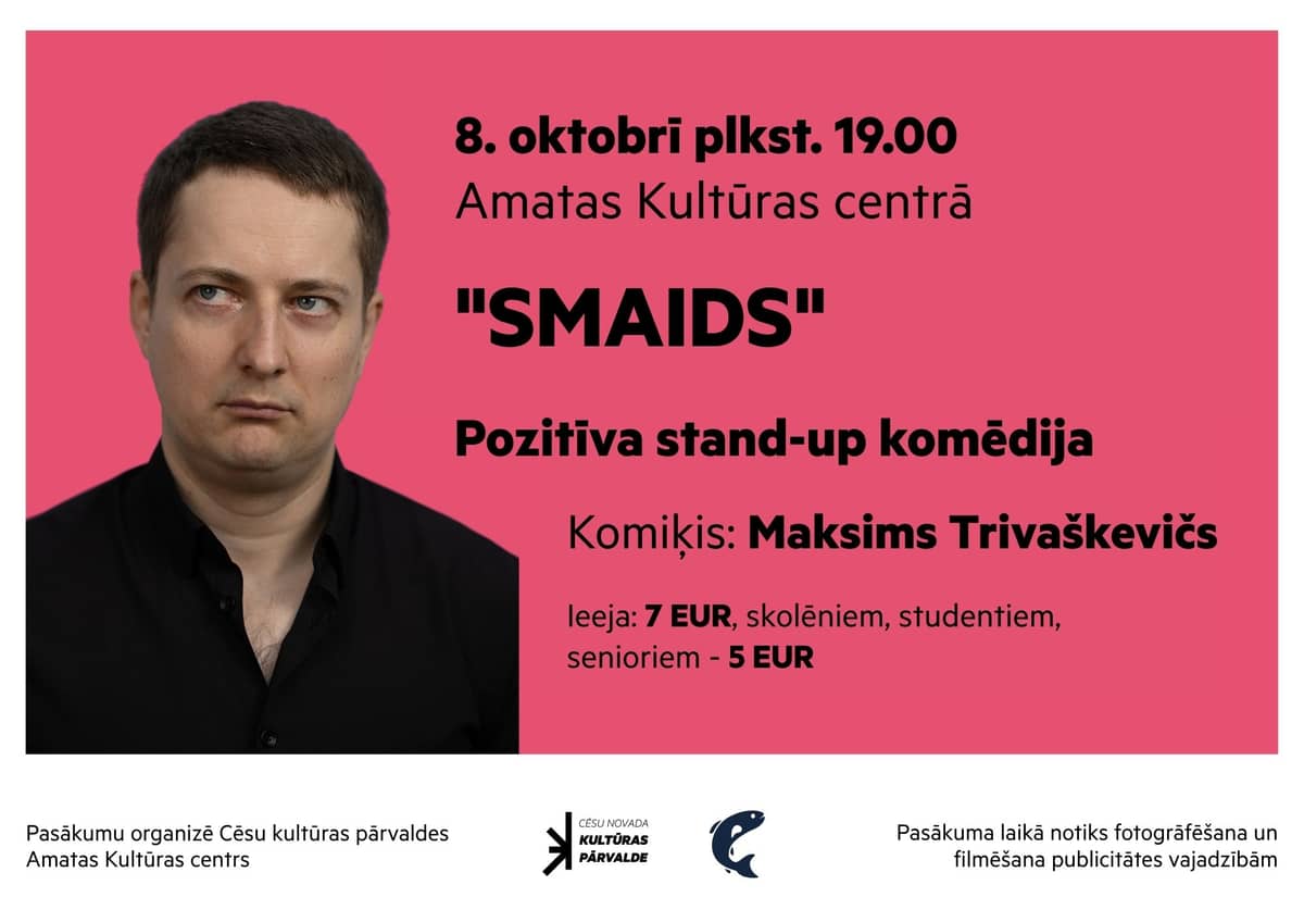 Maksima Trivaškeviča stand-up komēdija "Smaids"