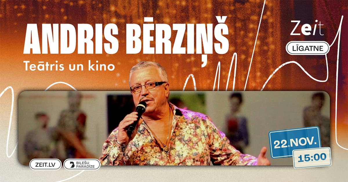 Andra Bērziņa koncerts “Teātris un kino”