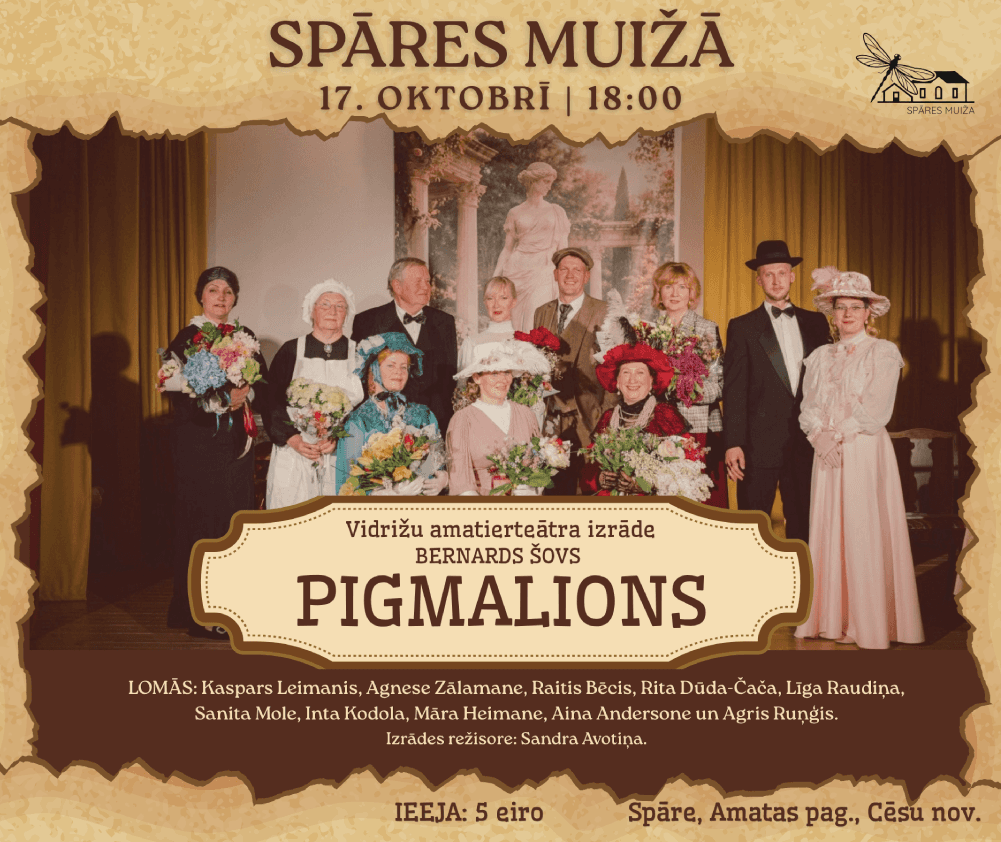 Vidrižu amatierteātris - luga “Pigmalions”