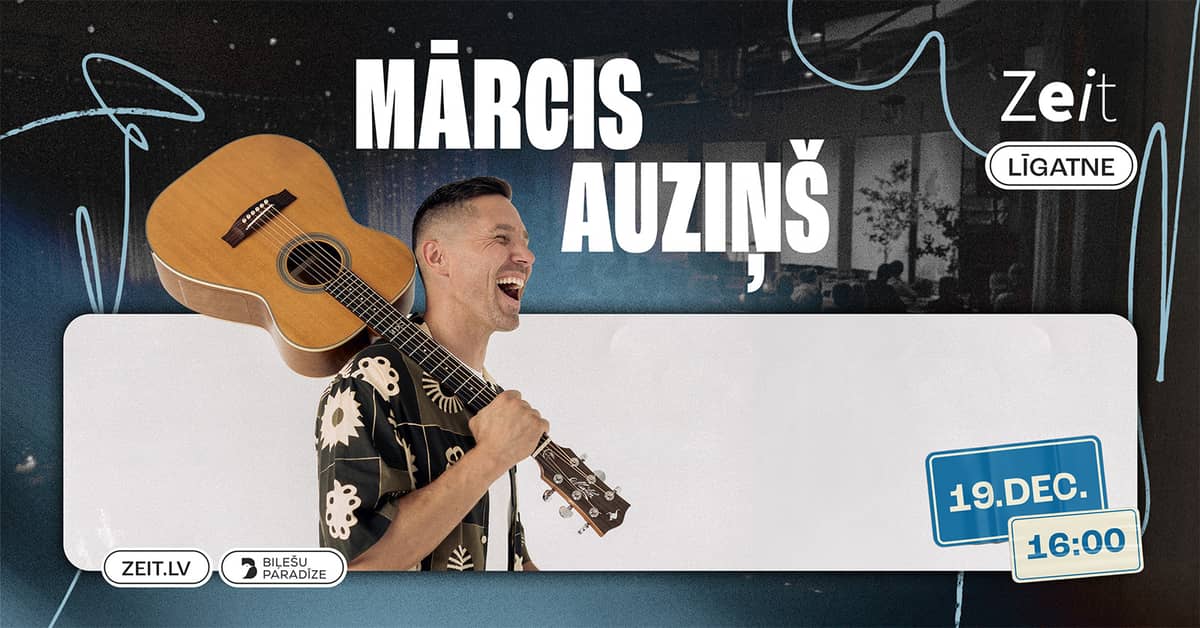 Ģitārista Mārča Auziņa solokoncerts