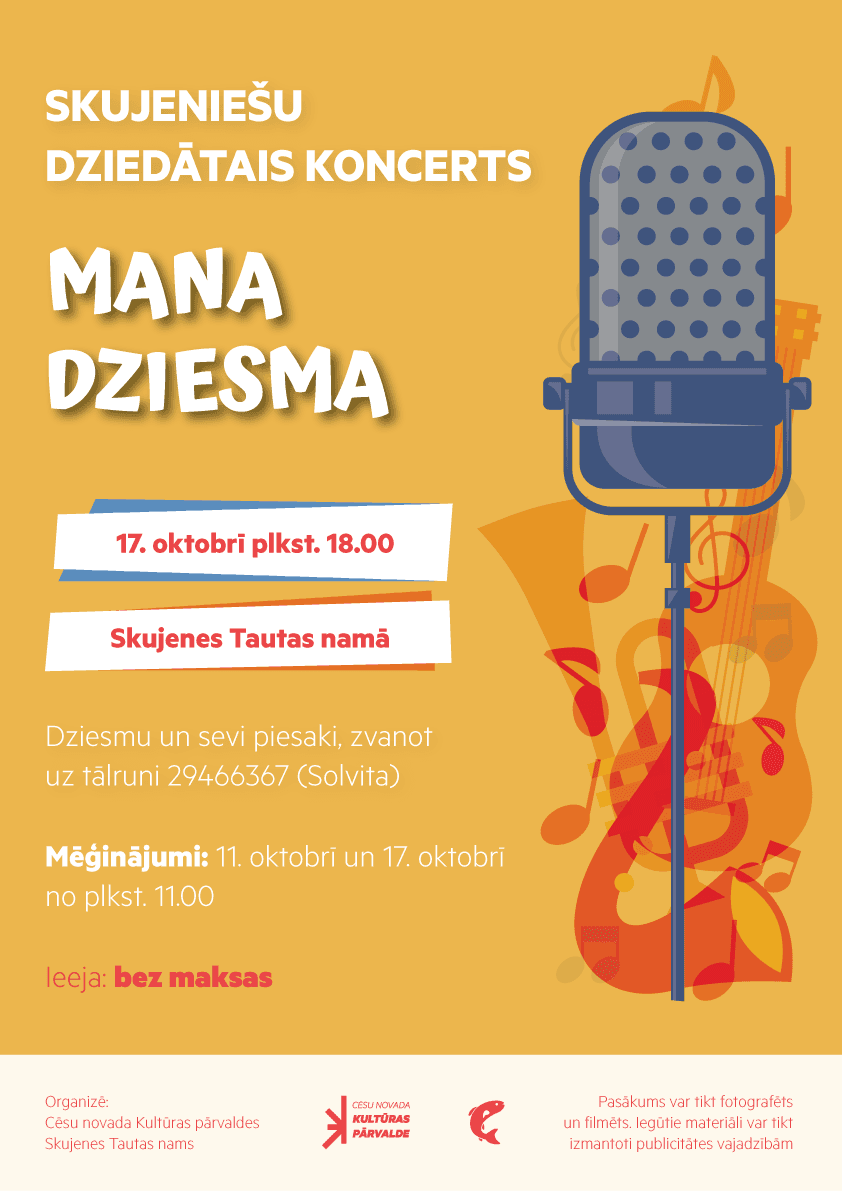 Skujeniešu dziedātais koncerts "Mana dziesma"