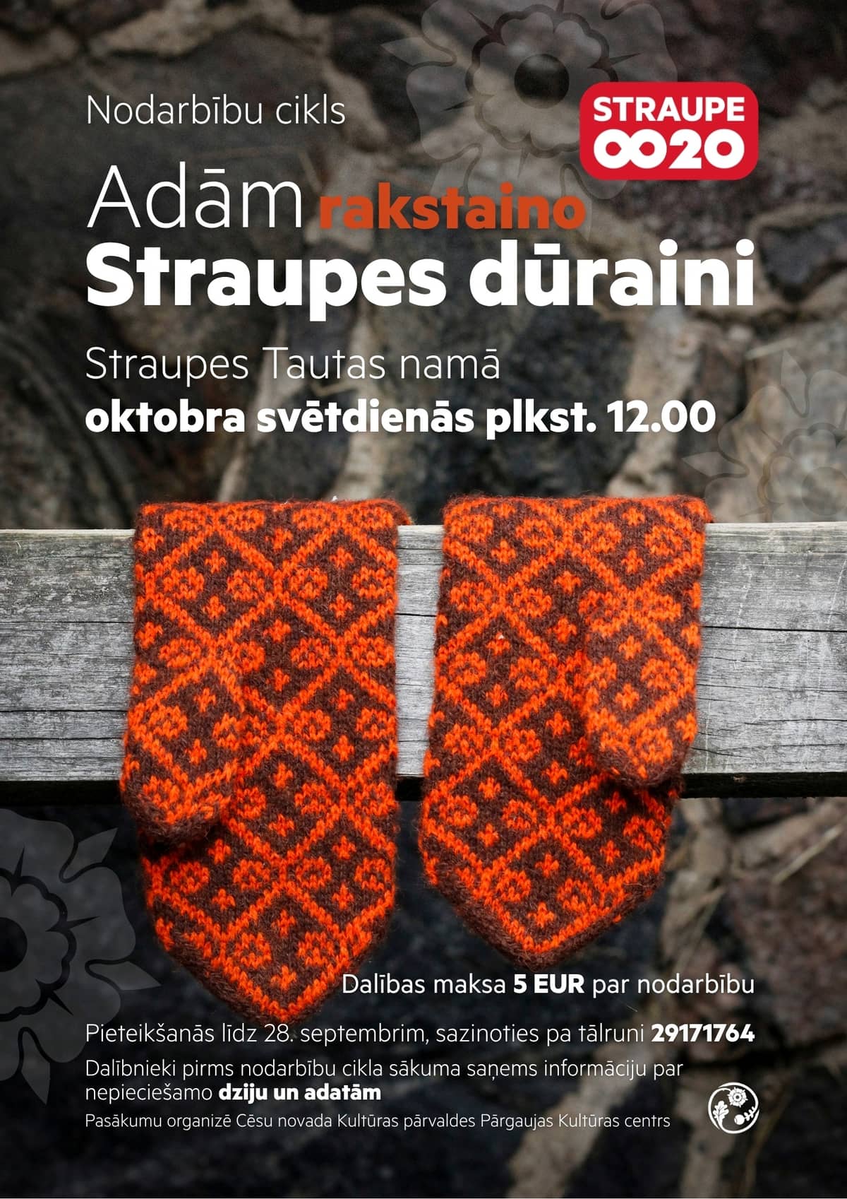 Nodarbību cikls "Adām Straupes rakstaino dūraini"