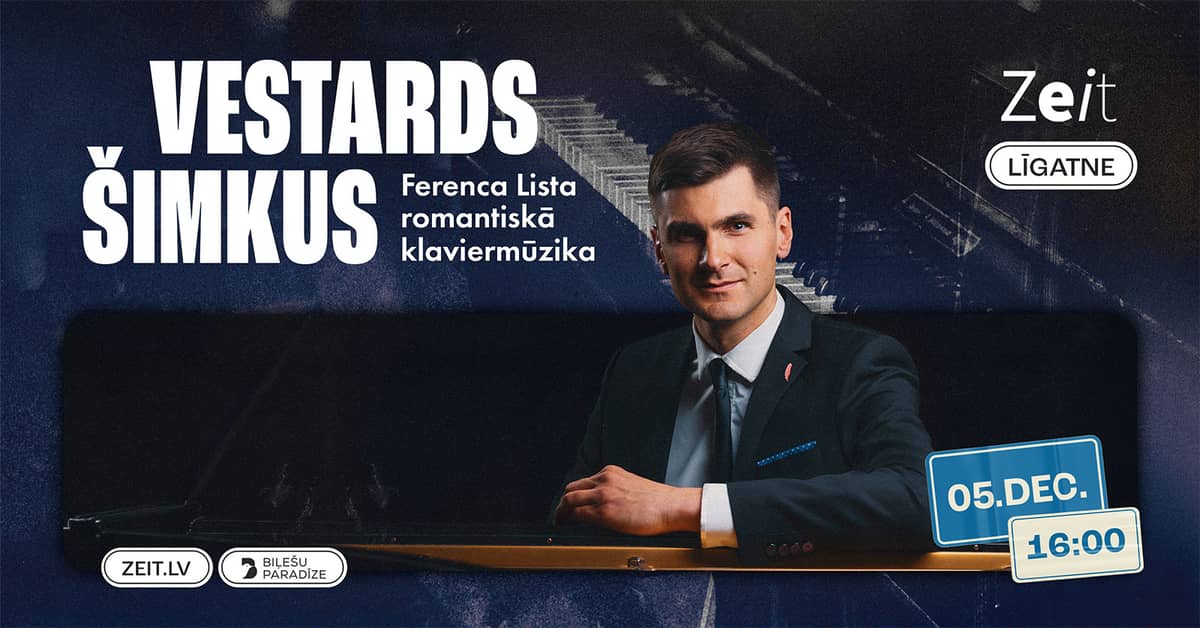 Vestarda Šimkus solokoncerts “Ferenca Lista romantiskā klaviermūzika”