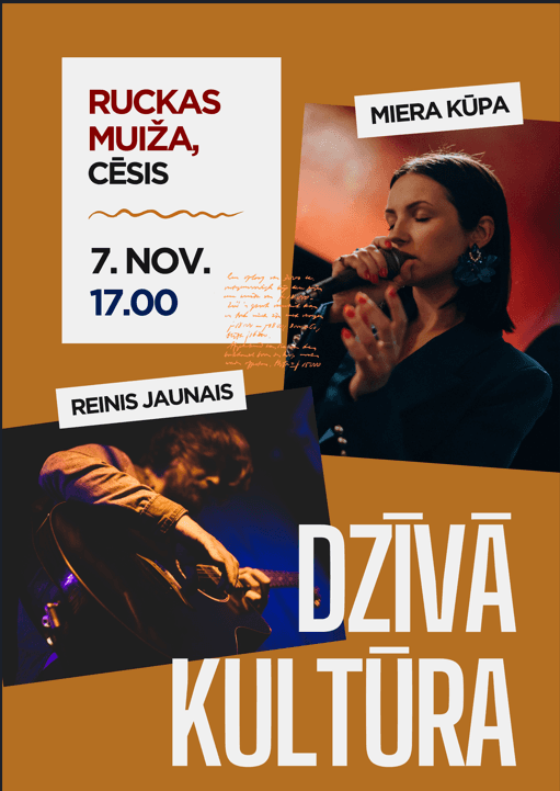 Dzejas un mūzikas pasākums “Dzīvā kultūra”