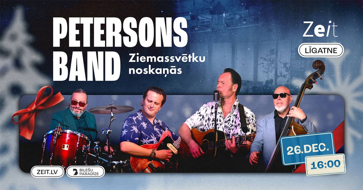 Grupas "Petersons Band" koncerts