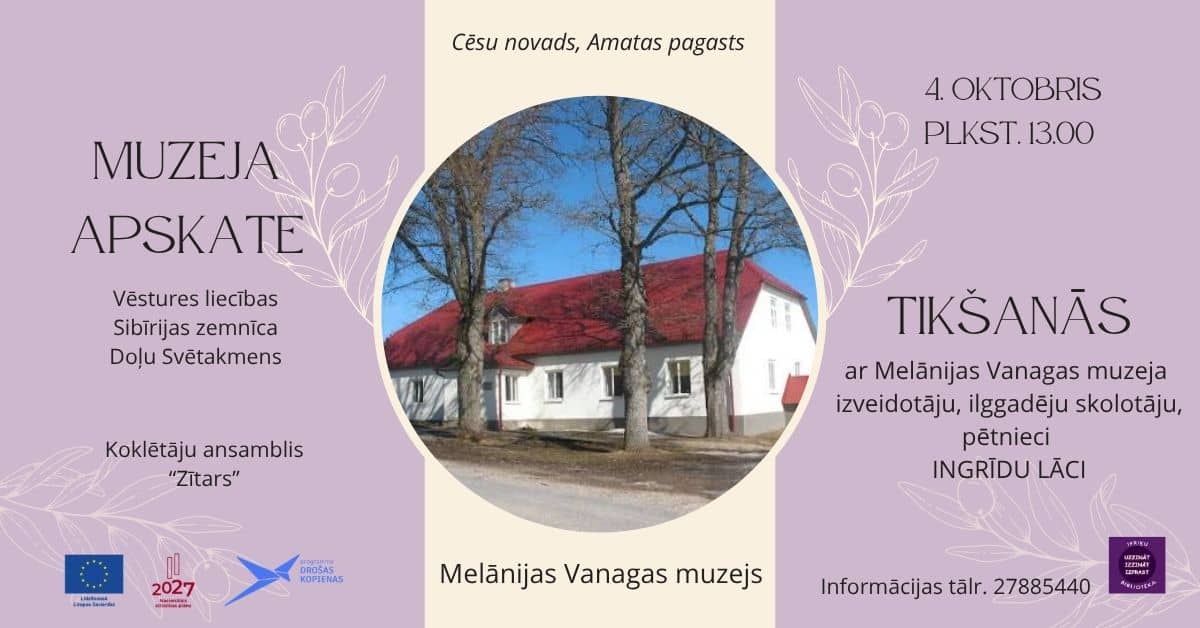 Tikšanās Melānijas Vanagas muzejā
