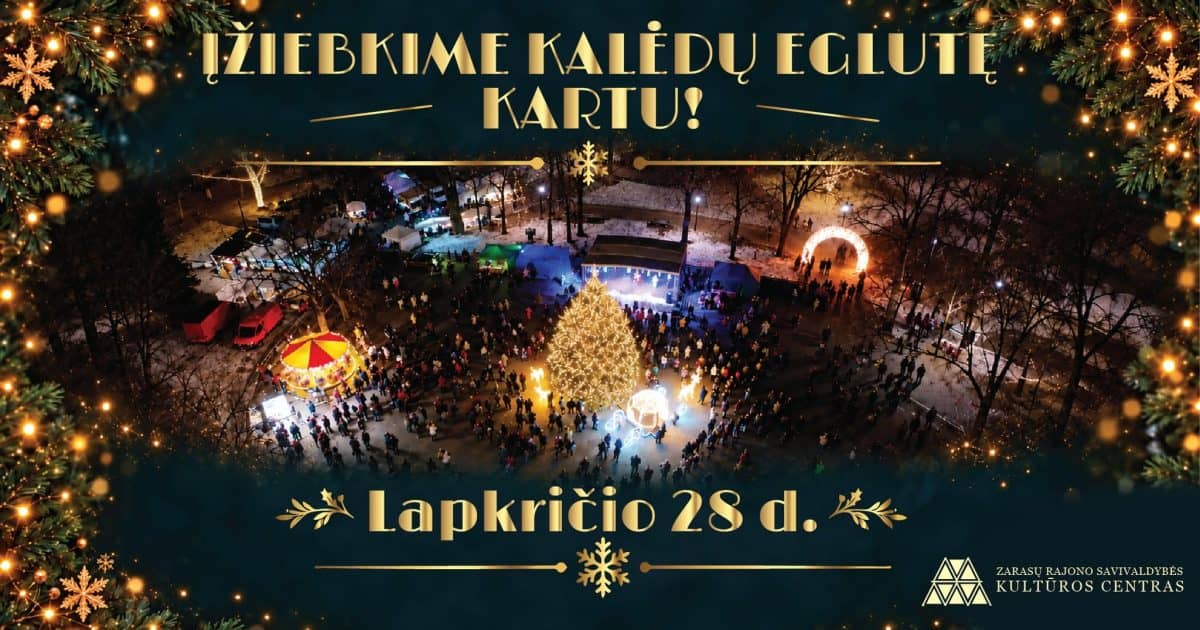 Aizdedzināsim Ziemassvētku egli kopā!