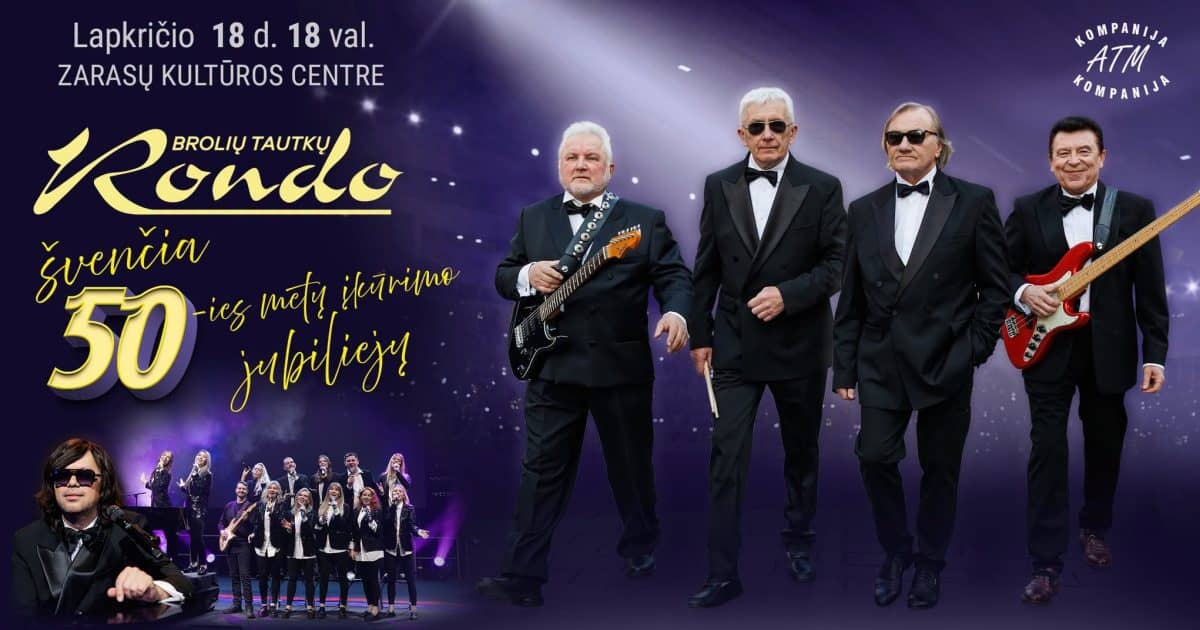 Brāļu Tautku Rondo 50. dibināšanas jubilejas svinības