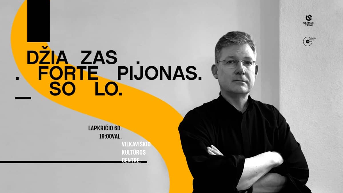 Džezs. Klavieres. Solo. Pianists EGIDIJUS BUOŽIS