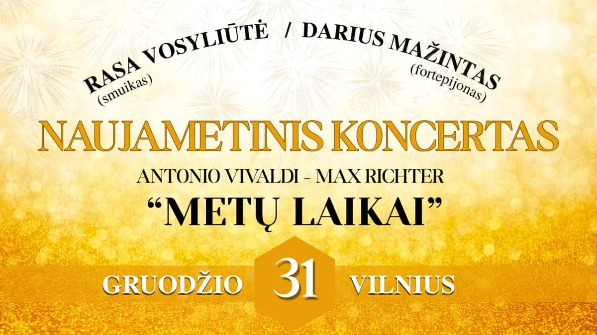 ANTONIO VIVALDI / MAX RICHTER "GADALAIKI" / Rasa Vosyliūtė (vijole) un Darius Mažintas (klavieres)