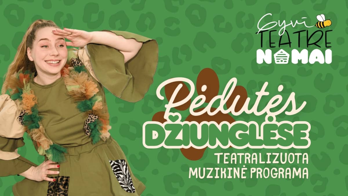 Teatralizēta muzikālā programma mazajiem "Pēdiņas džungļos"