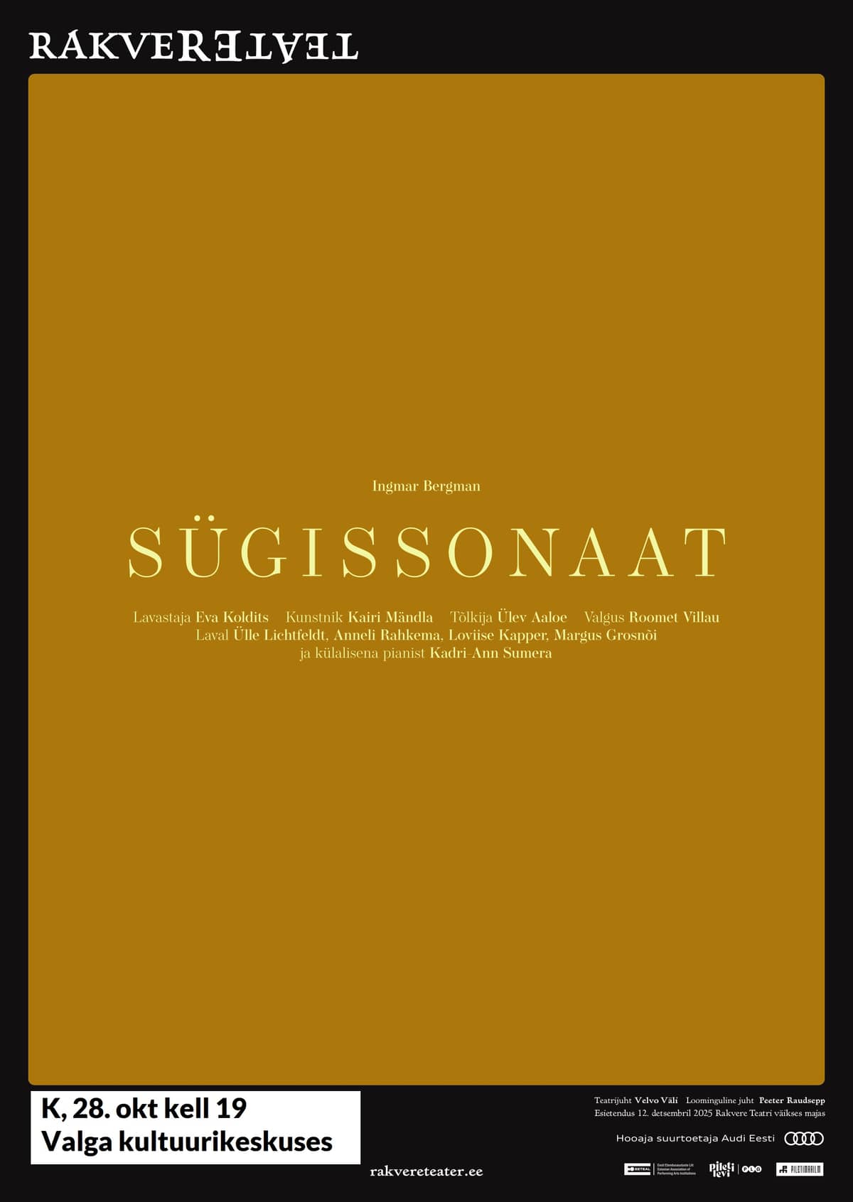 Rakveres teātra izrāde "Sügissonaat"