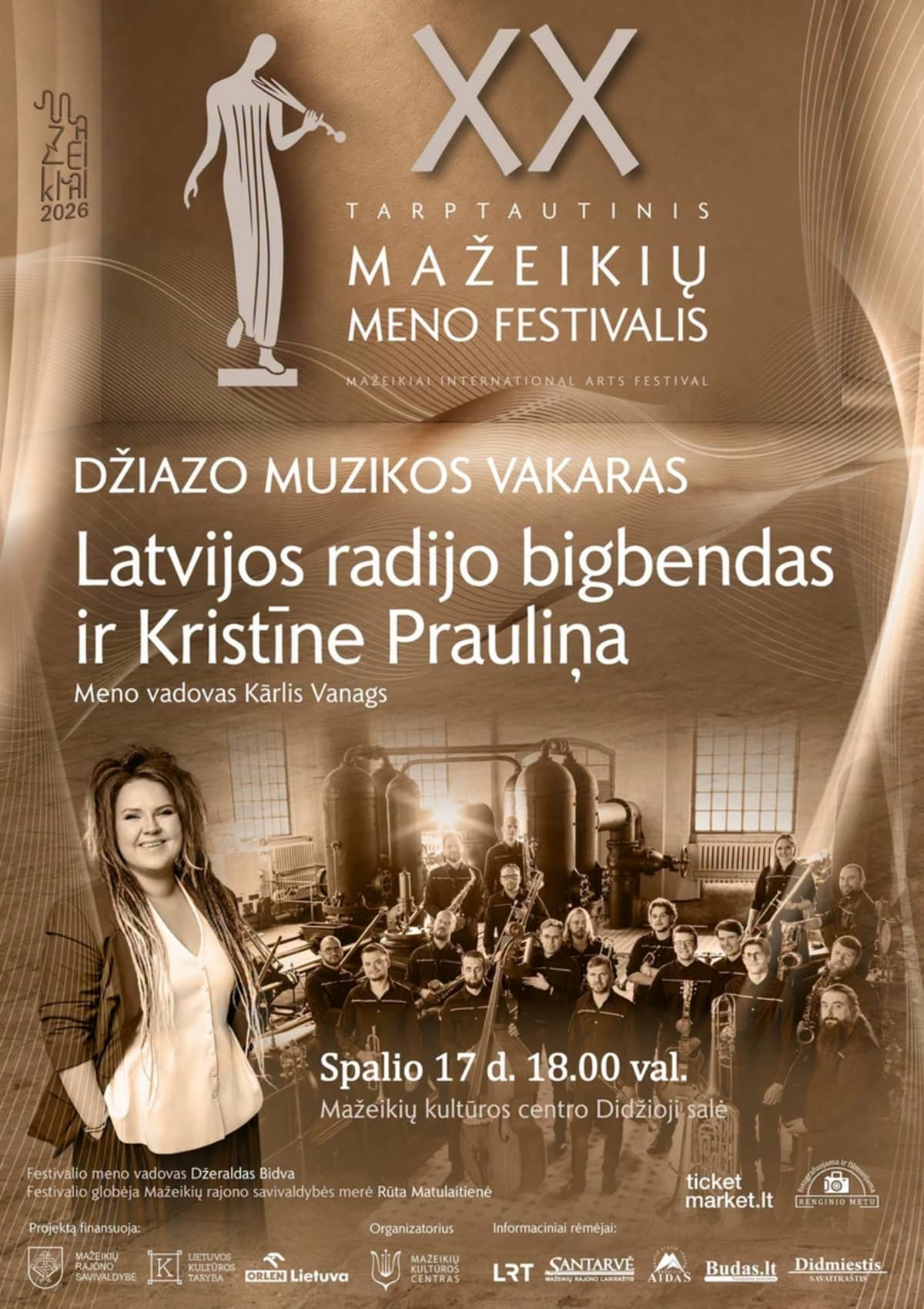 Latvijas Radio bigbends un Kristīne Prauliņa