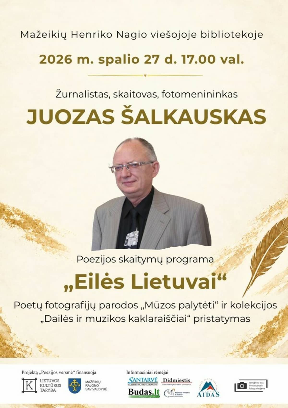 Tikšanās ar Juozu Šalkausku
